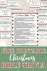 Free Printable Christmas Bible Trivia For The Whole Family