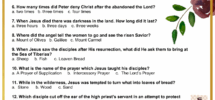 Free Printable Easter Bible Trivia Quiz With Answer Key