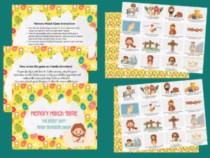 FREE Printable Easter Family Devotional Game Blessed Homeschool