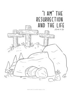 Free Printable Easter Story Coloring Pages Simply Love Printables