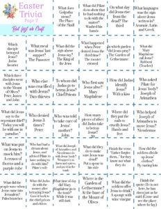 Free Printable Easter Trivia But First We Craft