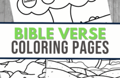 FREE Printable Illustrated Bible Verses Homeschool