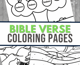 FREE Printable Illustrated Bible Verses Homeschool