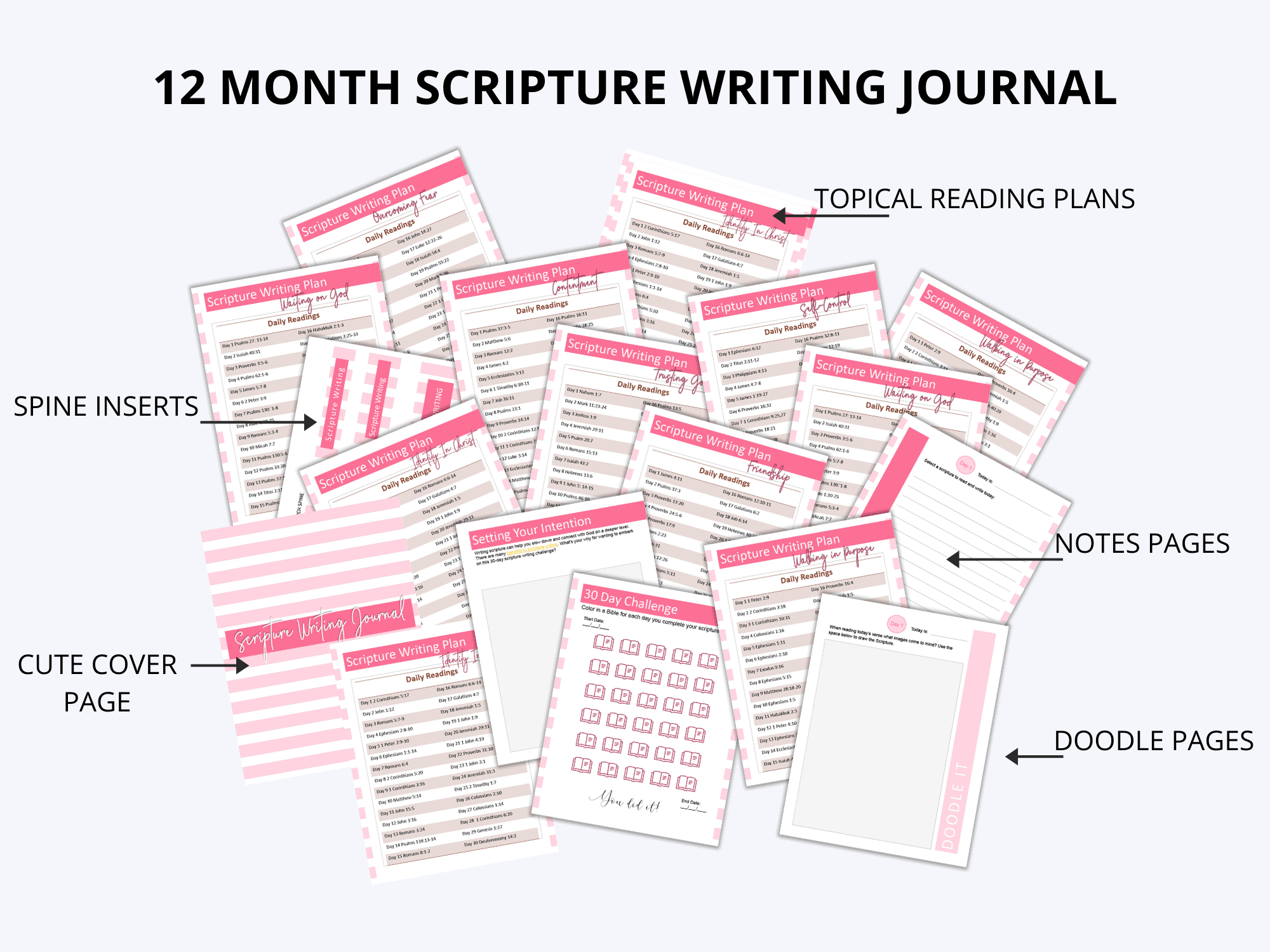 Free Printable Monthly Bible Reading Plans For Busy Seasons