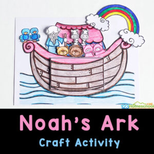 FREE Printable Noah s Ark Craft For Kids