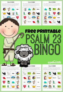FREE Printable Psalm 23 Bingo