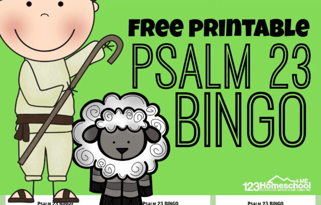 FREE Printable Psalm 23 Bingo