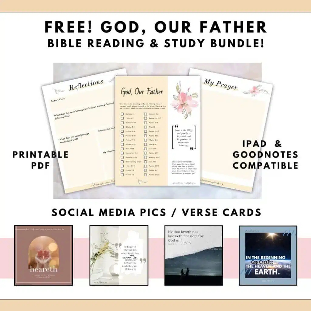 Bible Study Kit Free Printable