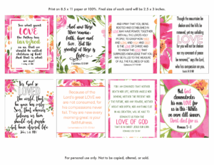 Free Printable Scripture Cards About Love pdf Download The Faith Space