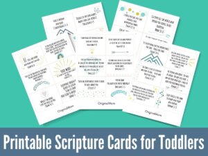 Free Printable Scripture Cards For Toddlers OriginalMOM