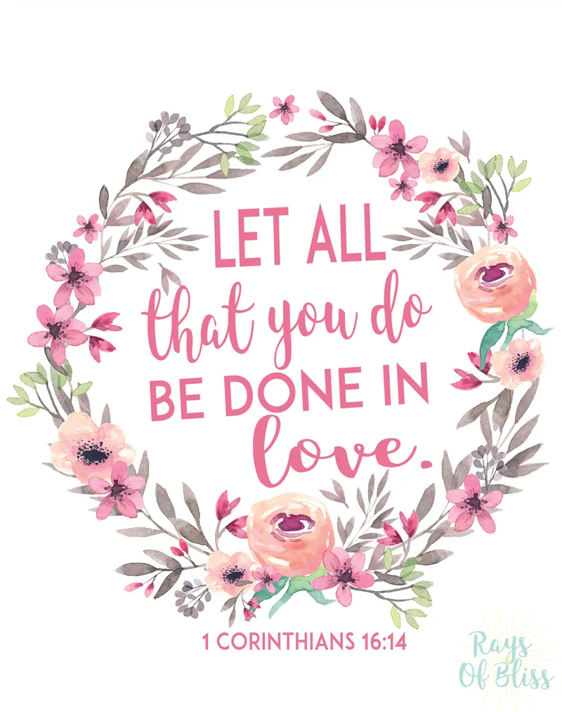 Free Printable Scripture Valentines Printable Party Favors