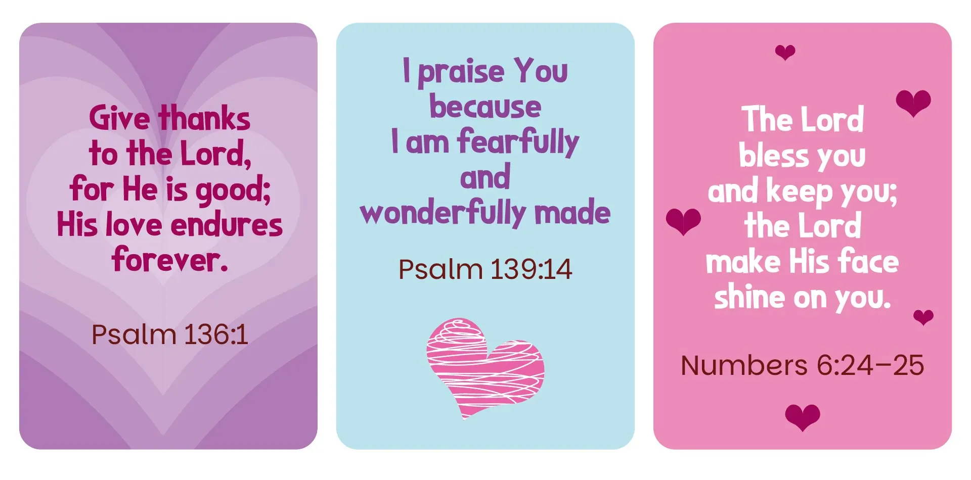Printable Bible Scriptures On Love