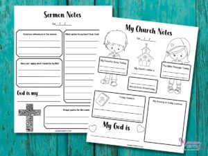 Free Printable Sermon Notes For Kids Engage Kids In Church