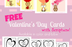 FREE Printable Valentine Cards Kids Bible Verse Cards Blessed Beyond A Doubt