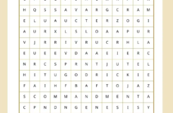 Free Printable Word Search Puzzles PDF