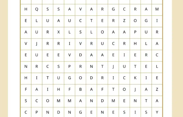 Free Printable Word Search Puzzles PDF