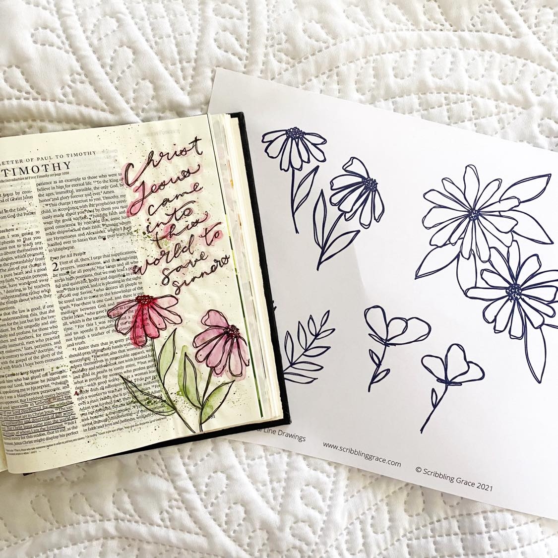 Printable Bible Journal Pages