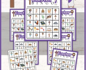 Free Religious Easter Bingo Printable Healing Home