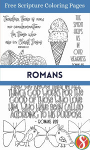free romans scripture coloring pages stevie doodles