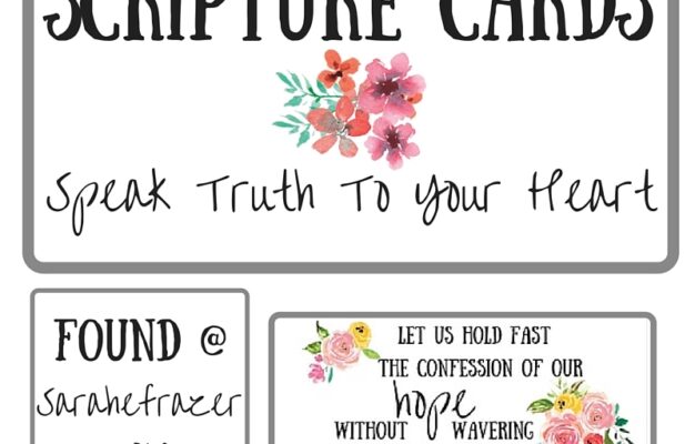 free scripture cards sarah e frazer