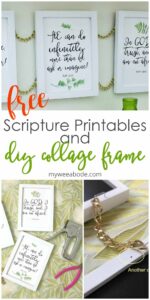 Free Scripture Printables And DIY Collage Frame