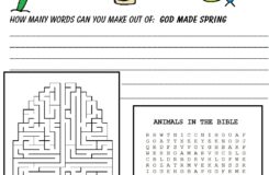 Free Spring Sunday School Lesson Plan For Kids