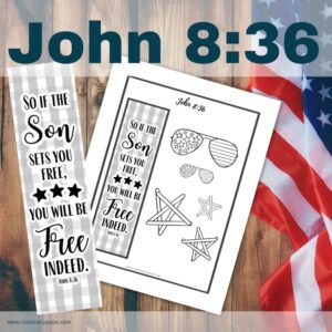 Freedom Bible Journal Template Of John 8 36 Rosemary Pope