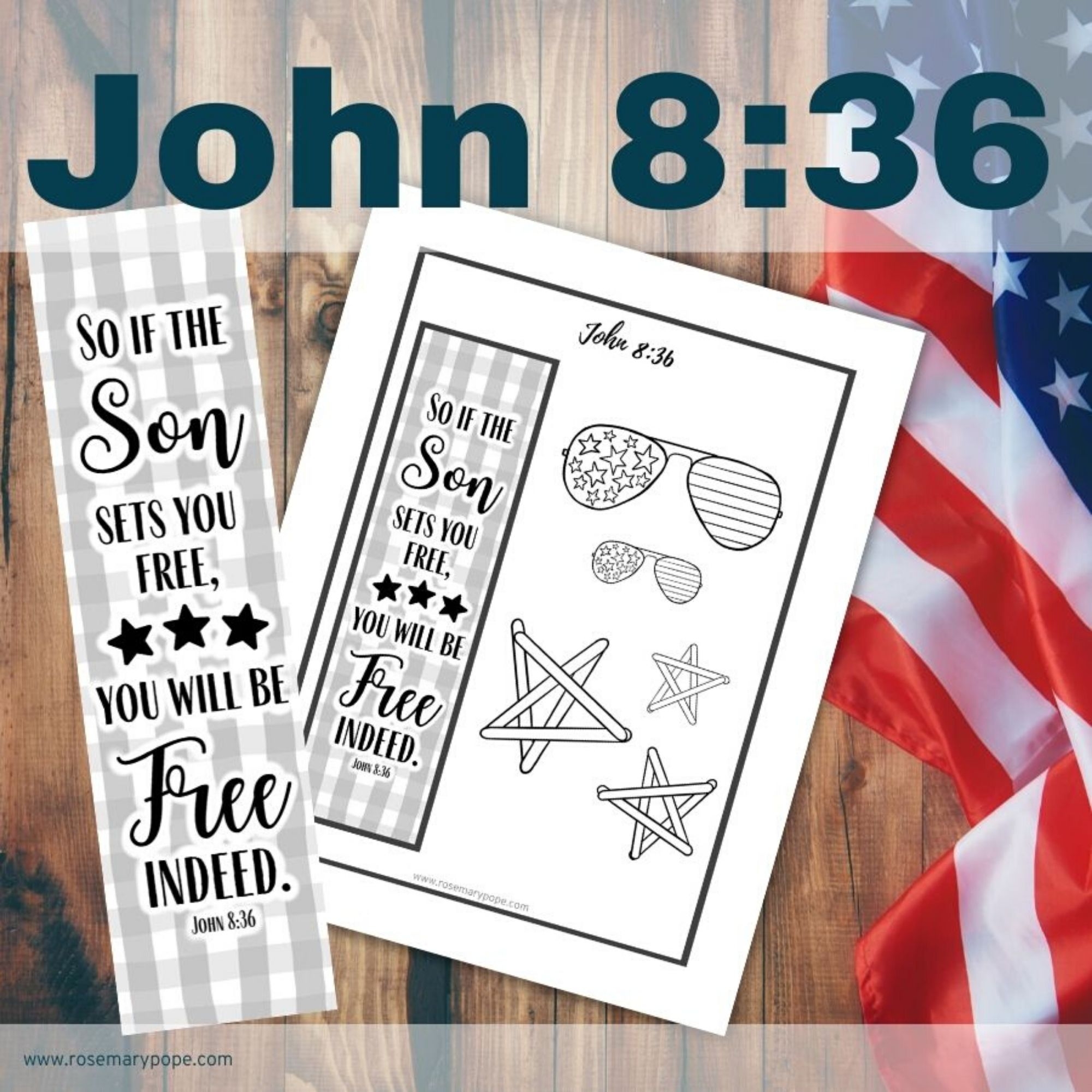 Freedom Bible Journal Template Of John 8 36 Rosemary Pope