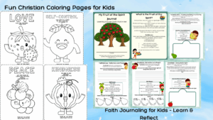 Fruit Of The Spirit Mega Bundle Journal Fact Sheets Drawing Prompts Reflection Question Lessons Matching Game Complete Bible Study Activities For Kids Sunday School Homeschool Youth Group Christian Classroom Curriculum Resource
