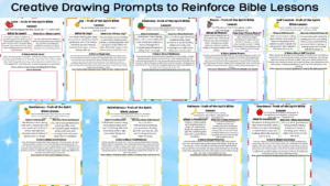 Fruit Of The Spirit Mega Bundle Journal Fact Sheets Drawing Prompts Reflection Question Lessons Matching Game Complete Bible Study Activities For Kids Sunday School Homeschool Youth Group Christian Classroom Curriculum Resource