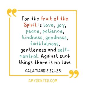 fruit of the spirit printable bible study