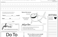 Fun Bible Verse Worksheets For Kids Six Notes Clothing