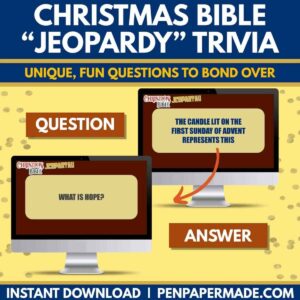 FUN Christmas Jeopardy Game for All Ages