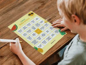 Fun Friday Summer Bible Reading Bingo