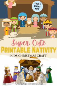 Fun Printable Christmas Nativity Crafts For Kids Faith Filled Food For Moms