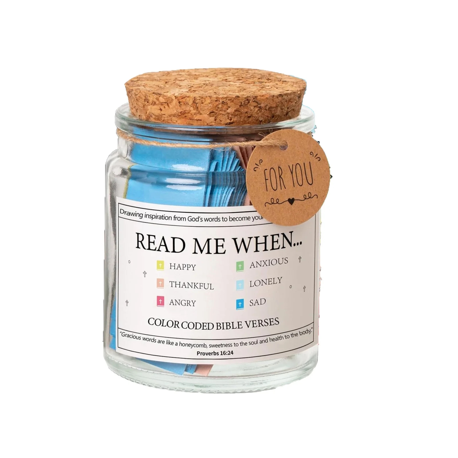 GBIIOU s Christian Inspirational Bible Verses In A Jar Holy Praying Box Jesus Scripture Jar Religious Gift Walmart