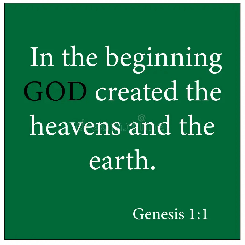 Printable Bible Verse Genesis 1