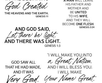Genesis Bible Journaling Printable Download Etsy