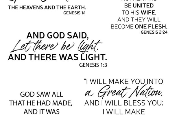 Genesis Bible Journaling Printable Download Etsy
