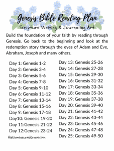 Genesis Bible Reading Plan Payhip