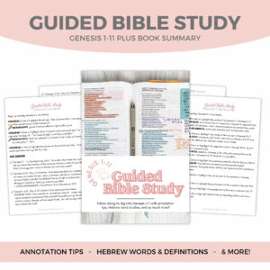 Genesis Bible Study Etsy