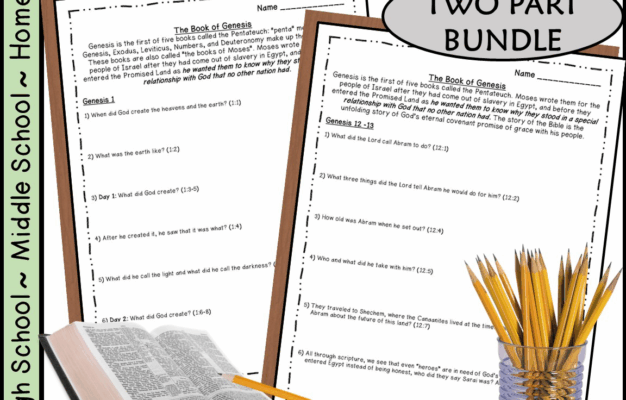 Genesis Bible Study Guaranteed Printable Cheat Sheet