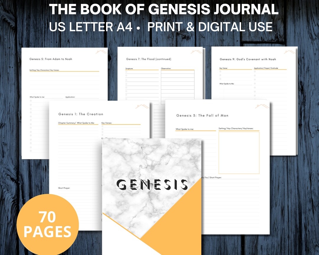 Book of Genesis Printable Bible Study