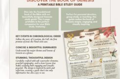 Genesis Made Simple Easy To Use Bible Study Guide Printable Old Testament Study Journaling Tool Bible Book Summary Digital Download Etsy