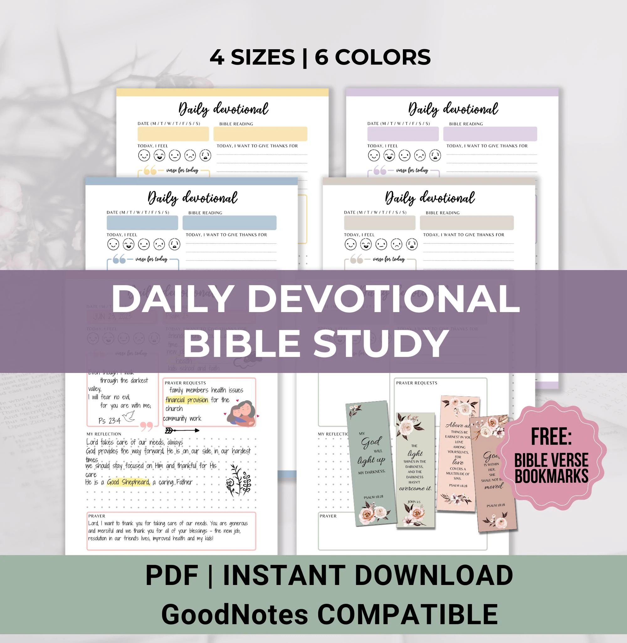 Girls Bible Study Printable Etsy