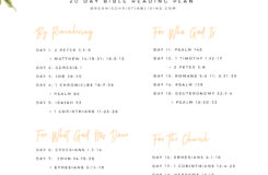 Give Thanks Bible Reading Plan Organic Christian Living