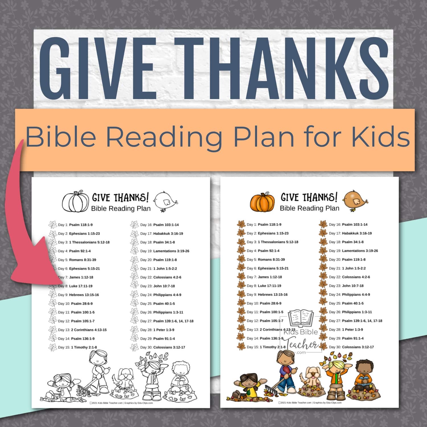 Printable Bible Reading Plan Template