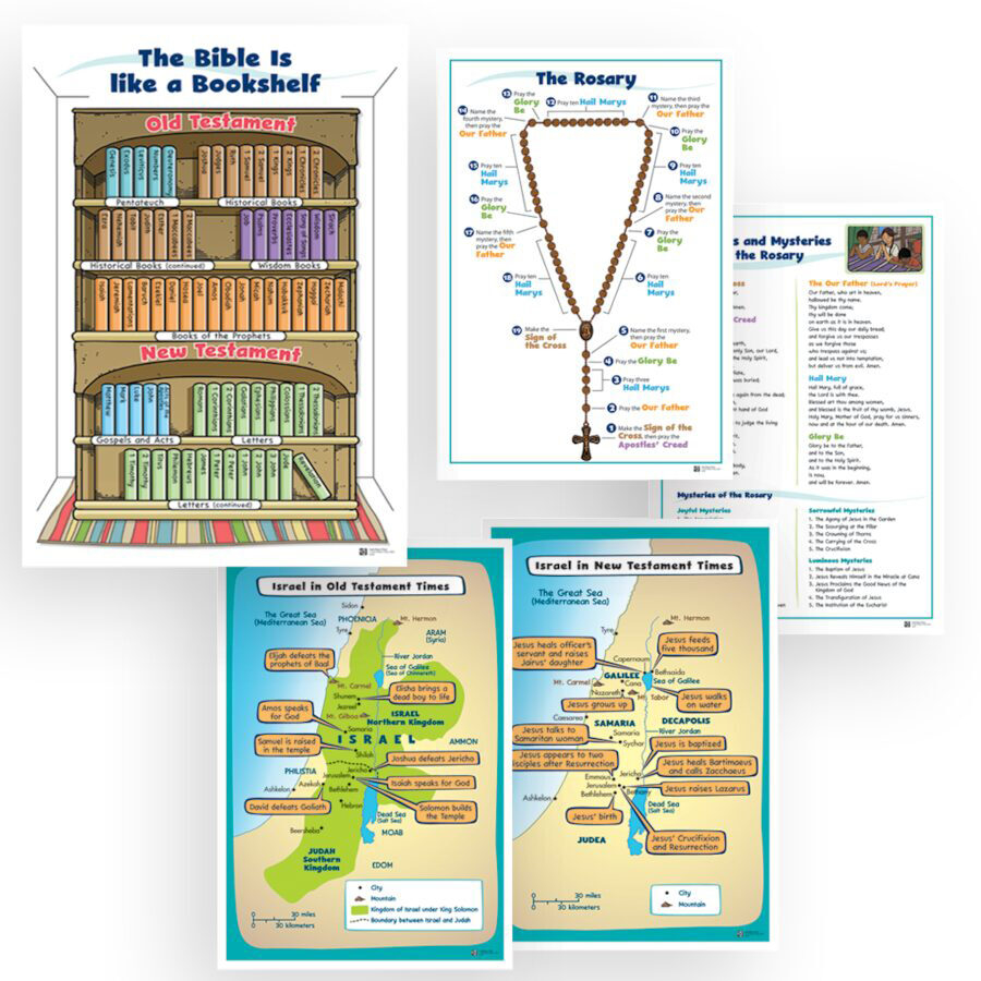 GNT The Catholic Children s Bible Poster Set