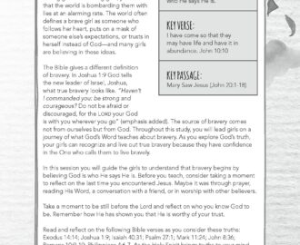 God s Brave Girl Study Leader Guide For Girls Like You