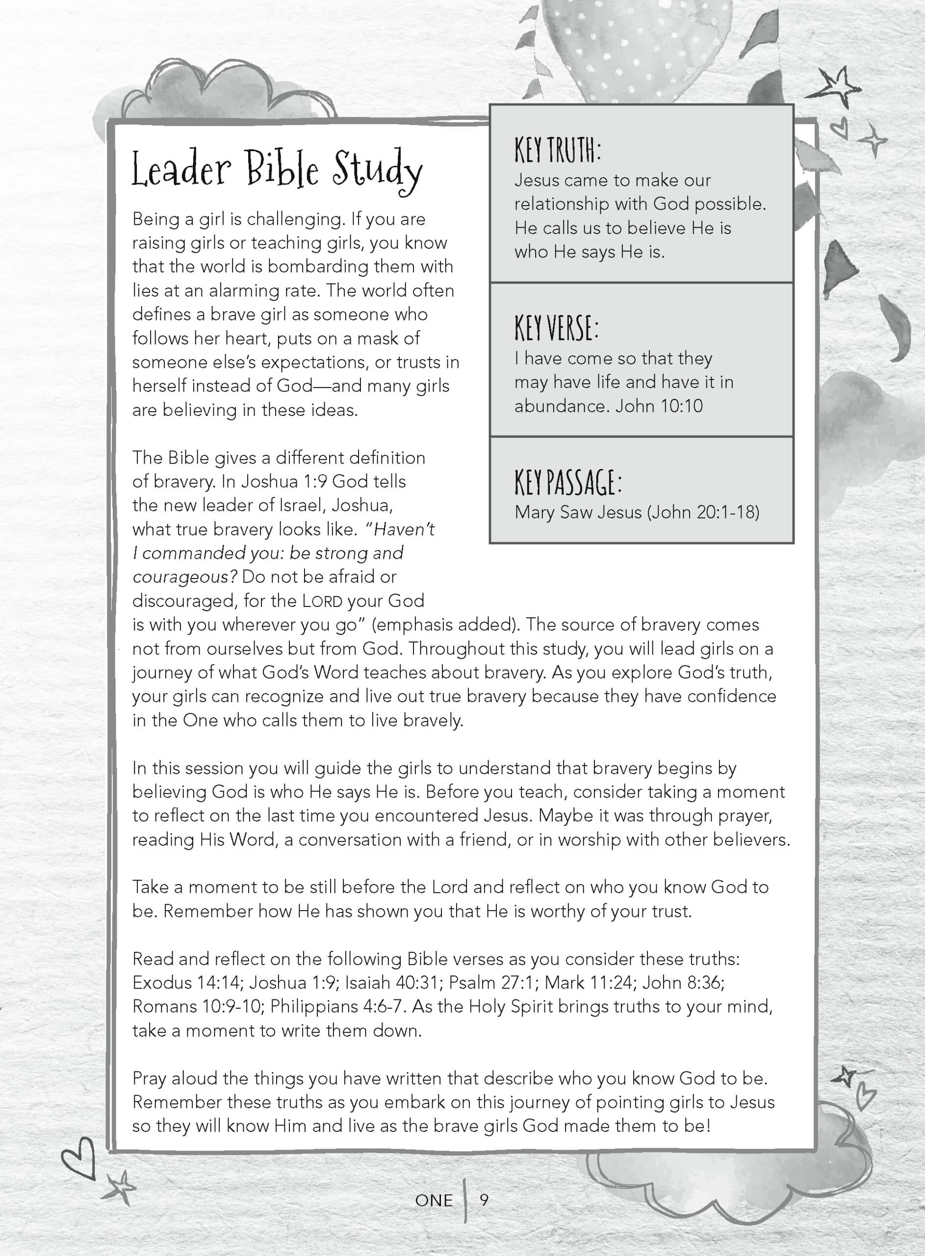 God s Brave Girl Study Leader Guide For Girls Like You